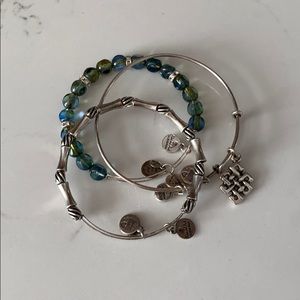 Alex and Ani Energy bracelet set